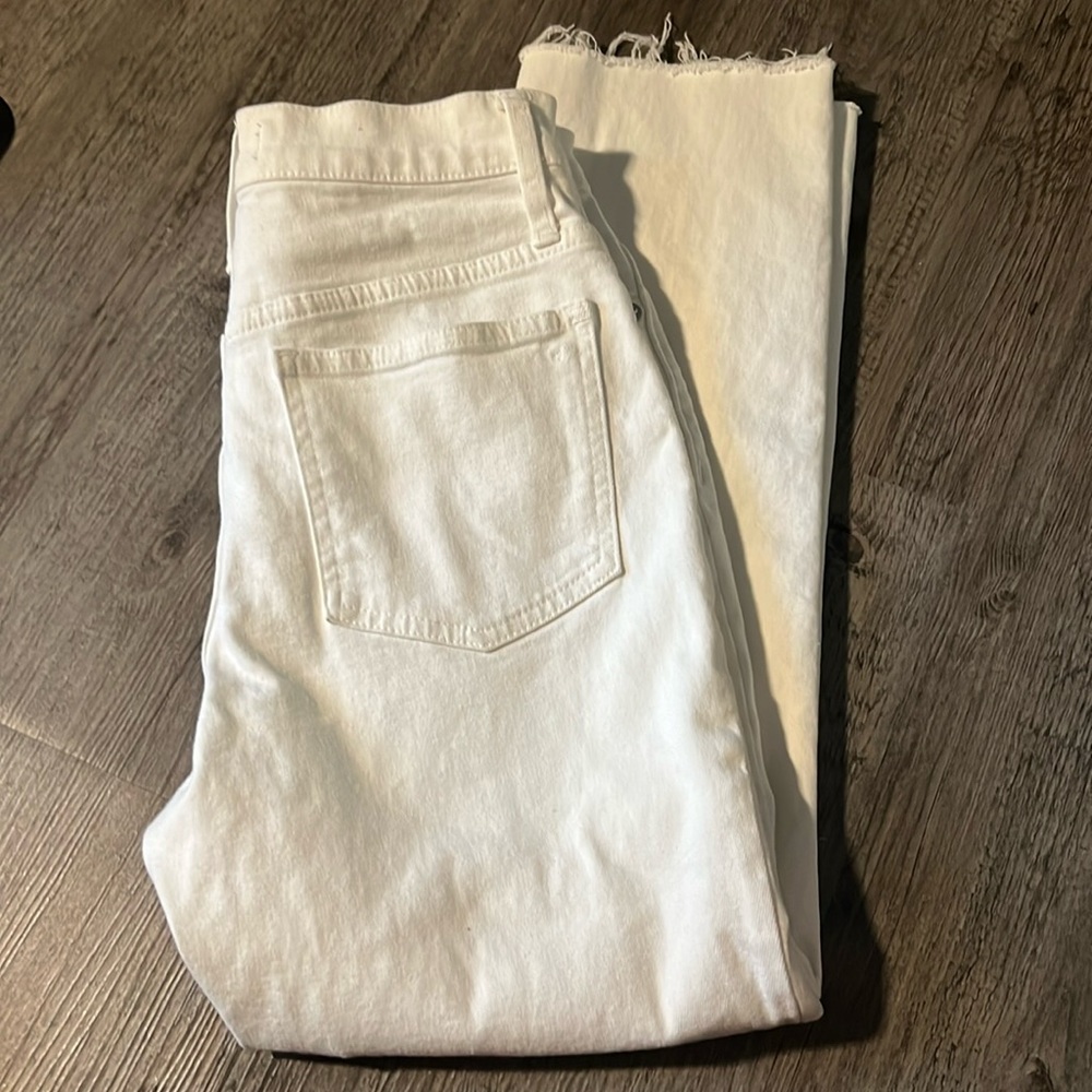 White madewell jeans